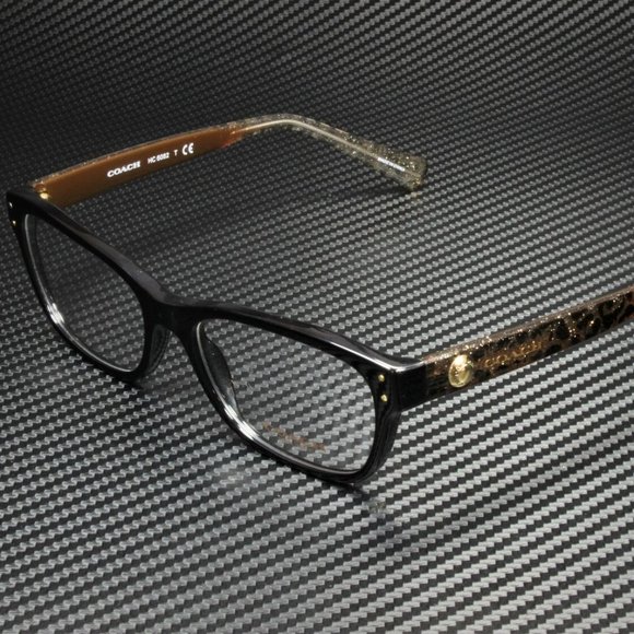 COACH Ladies Black Brown 51mm Eyeglasses - Picture 1 of 3